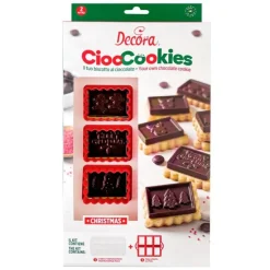 Kit galletas con chocolate Navidad - Decora
