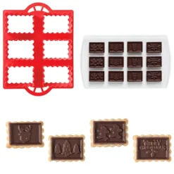 Kit galletas con chocolate Navidad - Decora