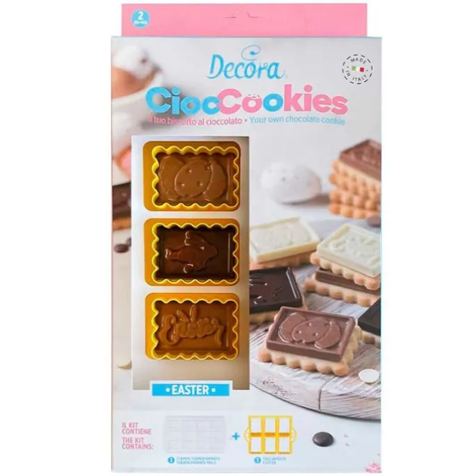 Kit galletas con chocolate Pascua - Decora