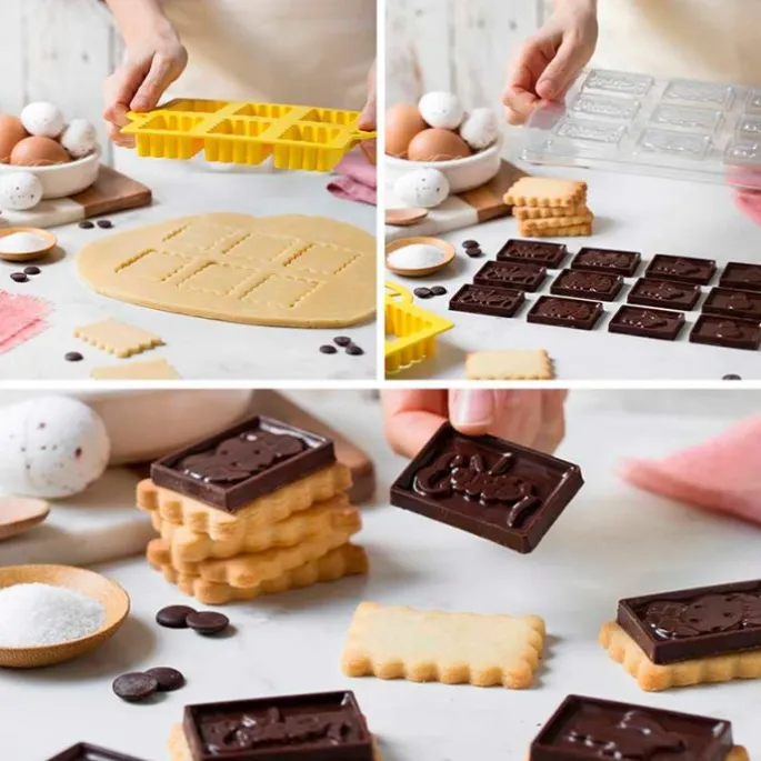 Kit galletas con chocolate Pascua - Decora