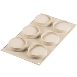 Kit Mini Tarte Glam 6 cavidades - Silikomart
