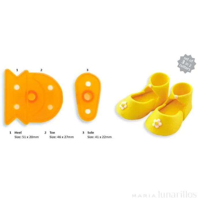 Kit molde cortador para fondant patuco - PME