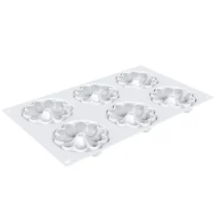 Kit moldes Tarte Ring Bloom 6 cavidades - Silikomart Professional