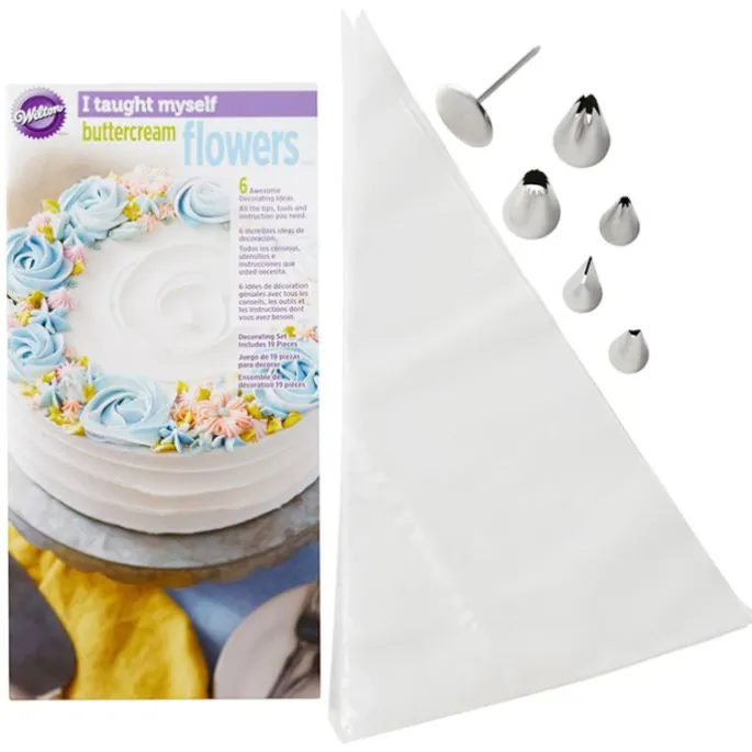 Kit para aprender a hacer flores con buttercream - Wilton