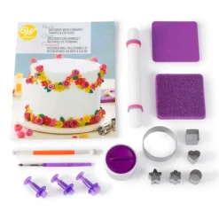 Kit para aprender a trabajar y decorar con fondant - Wilton