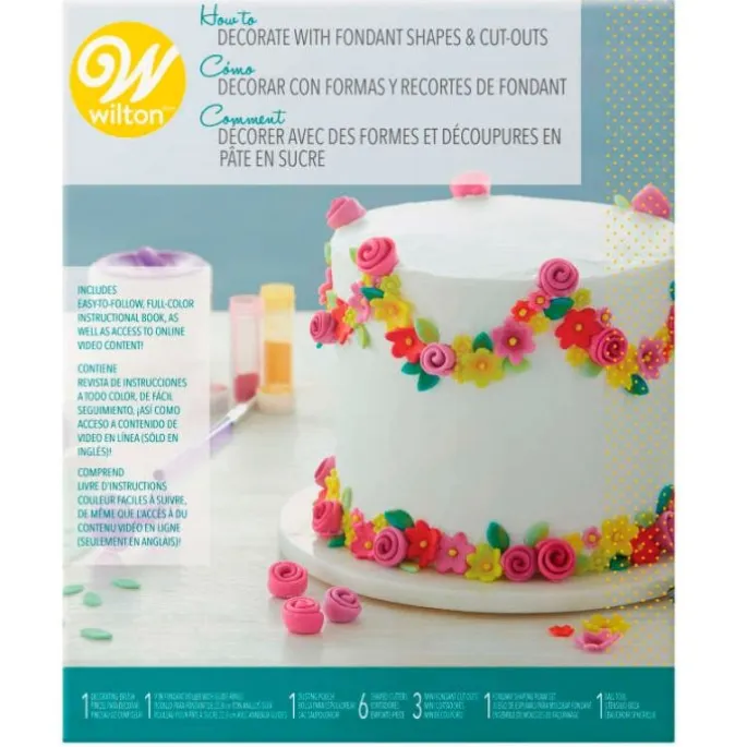 Kit para aprender a trabajar y decorar con fondant - Wilton
