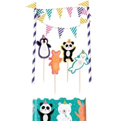 Kit para decorar tartas Animales de fiesta - Rex London