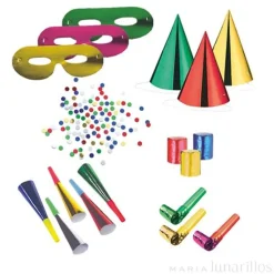 Kit para fiestas colores metalizados 29 piezas - Papstar