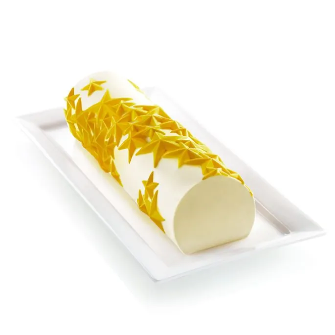 Kit Starlight bûche con molde y 2 tapetes - Silikomart