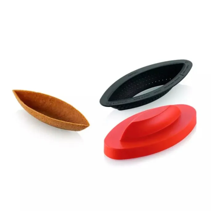 Kit Tarte Ring Oval 6 cavidades - Silikomart Professional