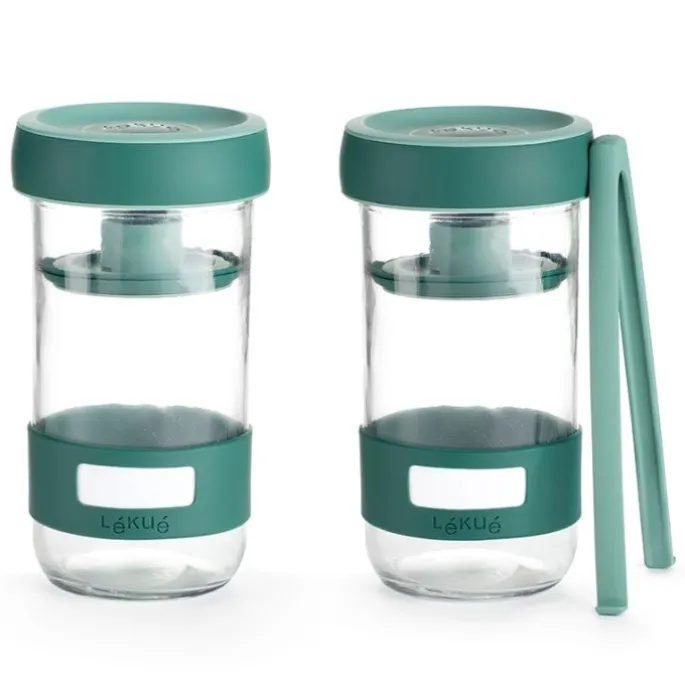Kit Veggie Pickles para alimentos encurtidos y fermentados - Cristal - Lékué