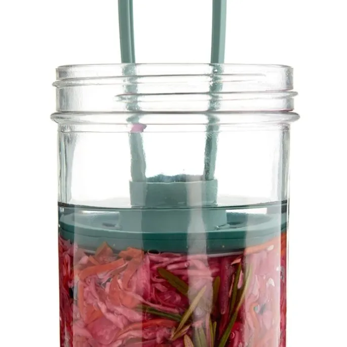 Kit Veggie Pickles para alimentos encurtidos y fermentados - Cristal - Lékué