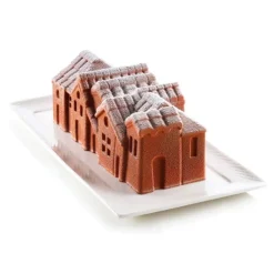 Kit Winter Village pueblo encantado Navidad - Silikomart