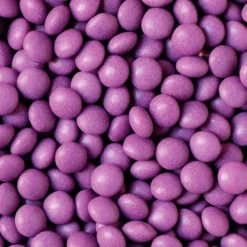 Lentejas de chocolate moradas 80 g - Decora