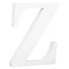 Letra de madera blanca "Z" 25 cm