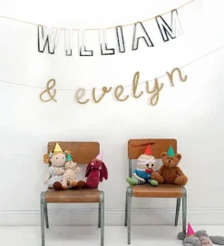 Letra "J" acrílica espejo plateado - Meri Meri