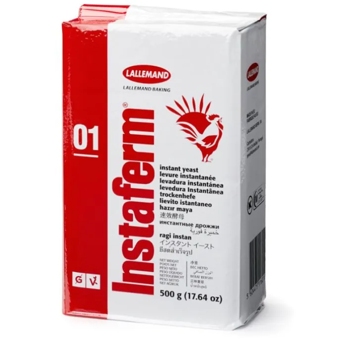 Levadura instantánea seca de panadero Instaferm Red 500 g - Sin gluten - Lallemand