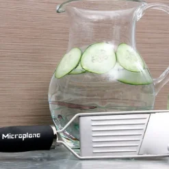 Mandolina negra Slicer - Acero inoxidable - Microplane