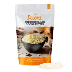 Manteca de cacao en gotas 160 g - Decora