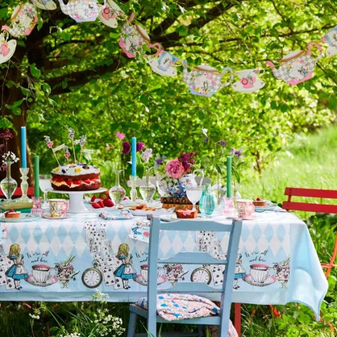 Mantel de papel Alice 1,20 x 1,80 m - Talking Tables