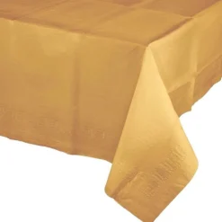 Mantel de papel dorado 1,20 x 1,80 m - Conver Party