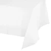 Mantel fino de plástico blanco 1,37 x 2,74 m - Amscan