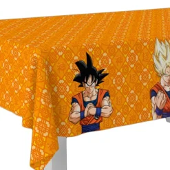 Mantel fino de plástico Dragon Ball 1,2 x 1,8 m - Conver Party