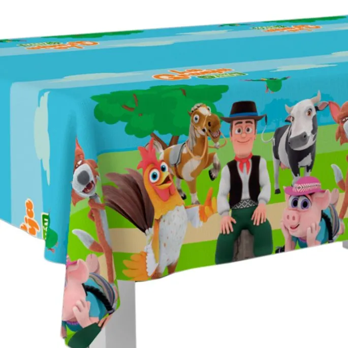 Mantel fino de plástico La Granja de Zenón 1,2 x 1,8 m - Conver Party