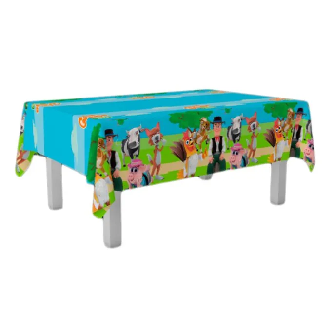 Mantel fino de plástico La Granja de Zenón 1,2 x 1,8 m - Conver Party