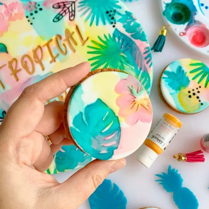 Marcadores de flores Tropical Vibes - Sweet Stamp