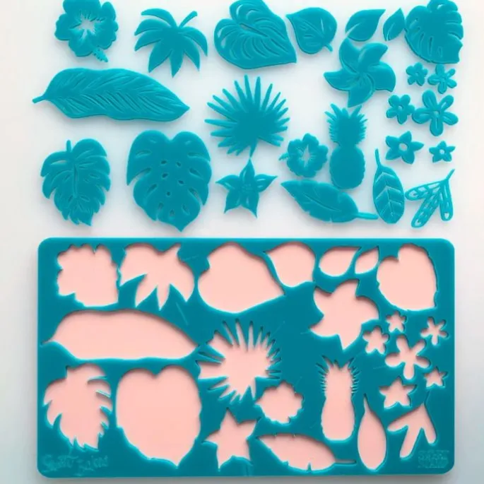 Marcadores de flores Tropical Vibes - Sweet Stamp