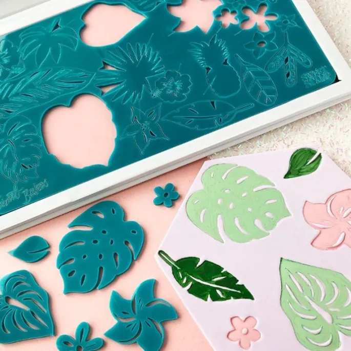 Marcadores de flores Tropical Vibes - Sweet Stamp