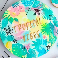 Marcadores de flores Tropical Vibes - Sweet Stamp