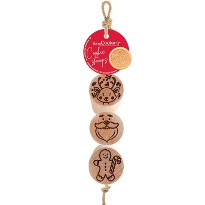 Marcadores de madera sellos navideños (3) - ScrapCooking
