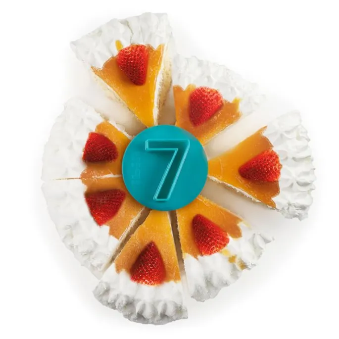 Marcadores de porciones tartas / tortillas (5) - Ibili