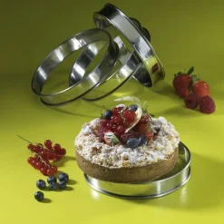 Marco de repostería redondo con borde 10 cm - De Buyer