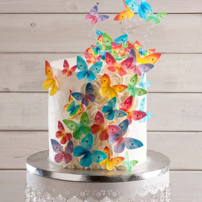 Mariposas de oblea 6 cm (87) - Sin gluten - Dekora