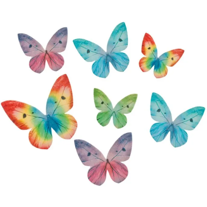 Mariposas de oblea 6 cm (87) - Sin gluten - Dekora