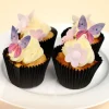 Mariposas y flores de oblea (9) - Sin gluten - Dekora