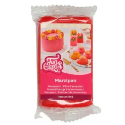 Mazapán rojo 250 g - Sin gluten - Funcakes