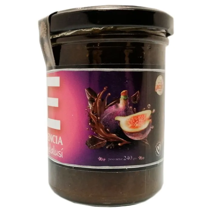 Mermelada de higos y chocolate 240 gr - 100% Natural - Esencia Andalusí