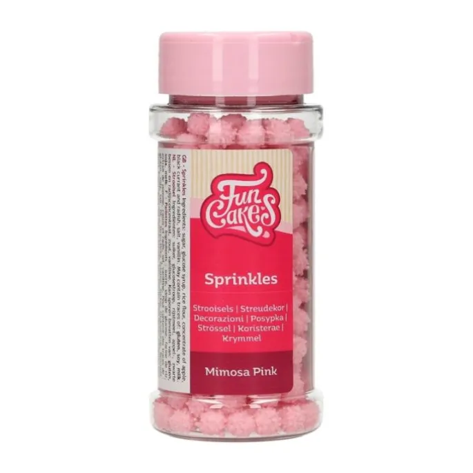 Mimosas de azúcar rosas 45 g - Funcakes