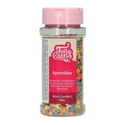 Mini confeti multicolor 60 g - Funcakes