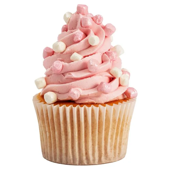 Mini nubes crujientes Mallows blancas y rosas perladas 87 g - PME