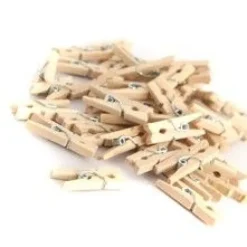 Mini pinzas de madera (45) - Artemio