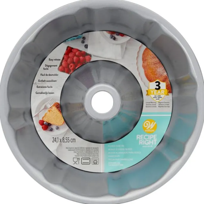 Molde antiadherente bundt con bordes ondulados 24 cm - Wilton