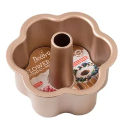 Molde antiadherente flor Angel Food Cake Gold Line 19 x 8,5 cm - Decora