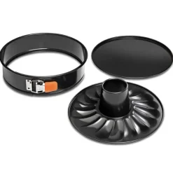 Molde antiadherente redondo desmontable y corona 26 cm - Acero al carbono - Le Creuset