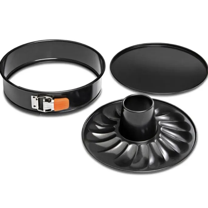 Molde antiadherente redondo desmontable y corona 26 cm - Acero al carbono - Le Creuset