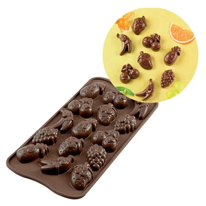 Molde bombones Frutas - Silikomart